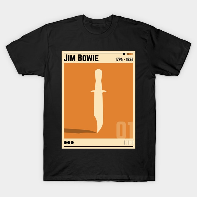 Jim Bowie T-Shirt by robotrobotROBOT